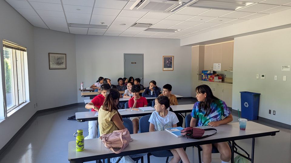 Students in discussion